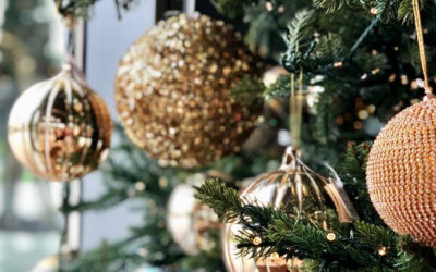 Albero di Natale con tante luci